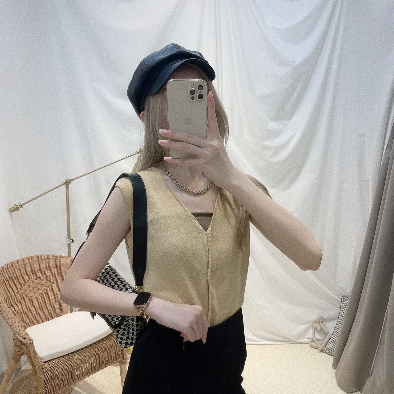 輕色系針織背心/三色