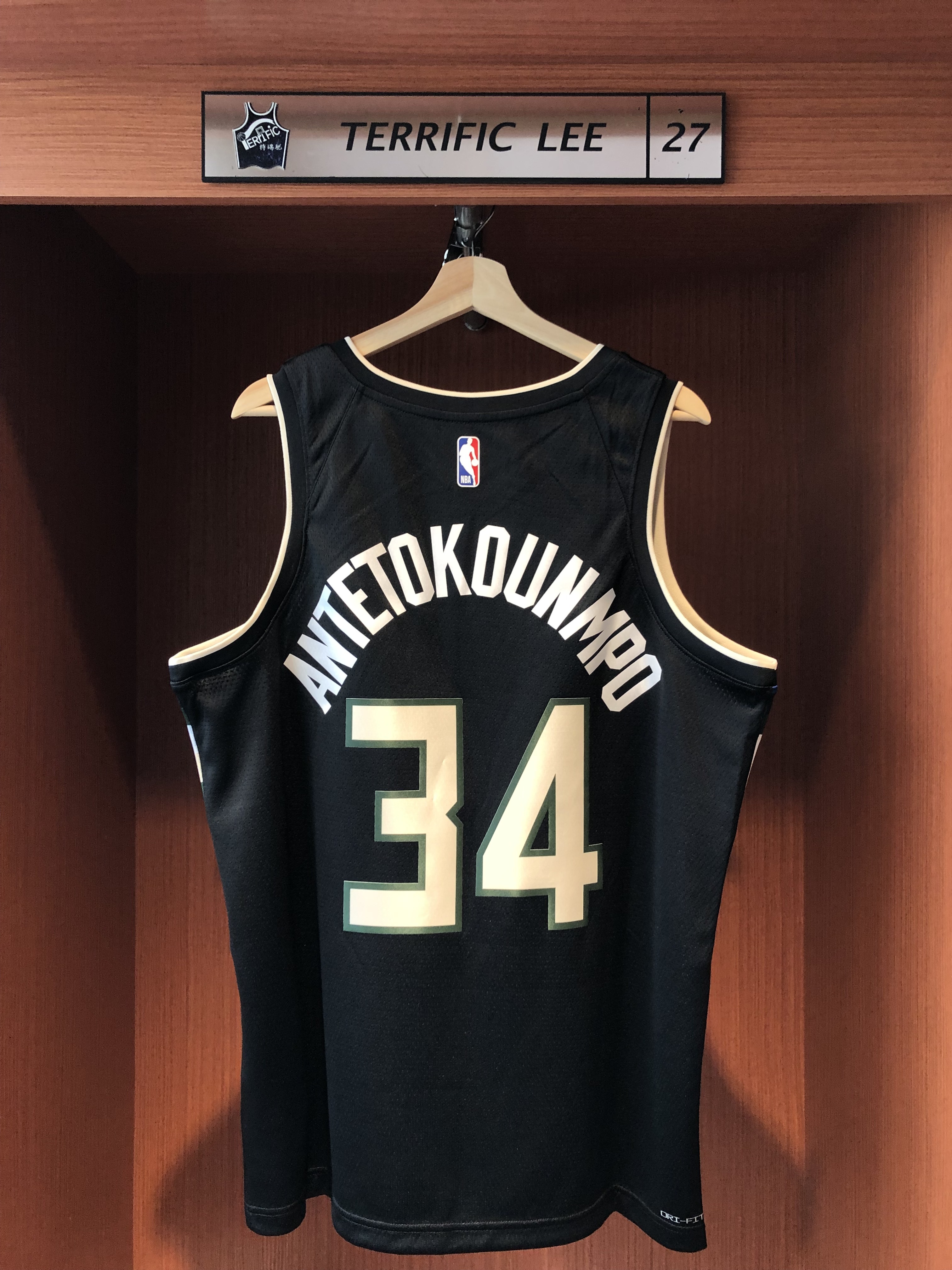 NBA球衣 Giannis Antetokounmpo 密爾瓦基公鹿黑 Statement  Jordan Swingman 球迷版 熱轉印 全新