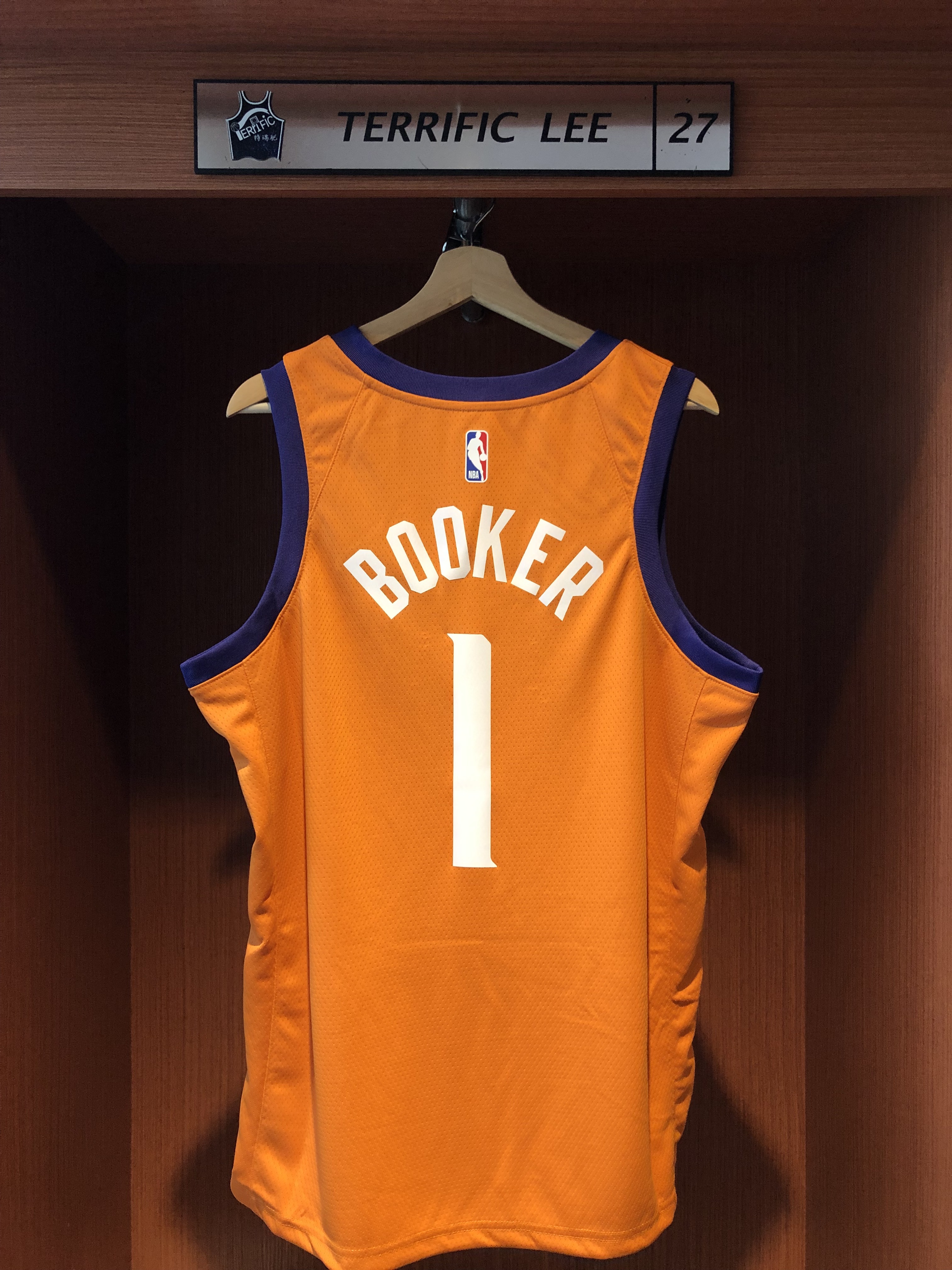 NBA球衣 Devin Booker 鳳凰城太陽橘 Statement Jordan Swingman 球迷版 熱轉印 全新