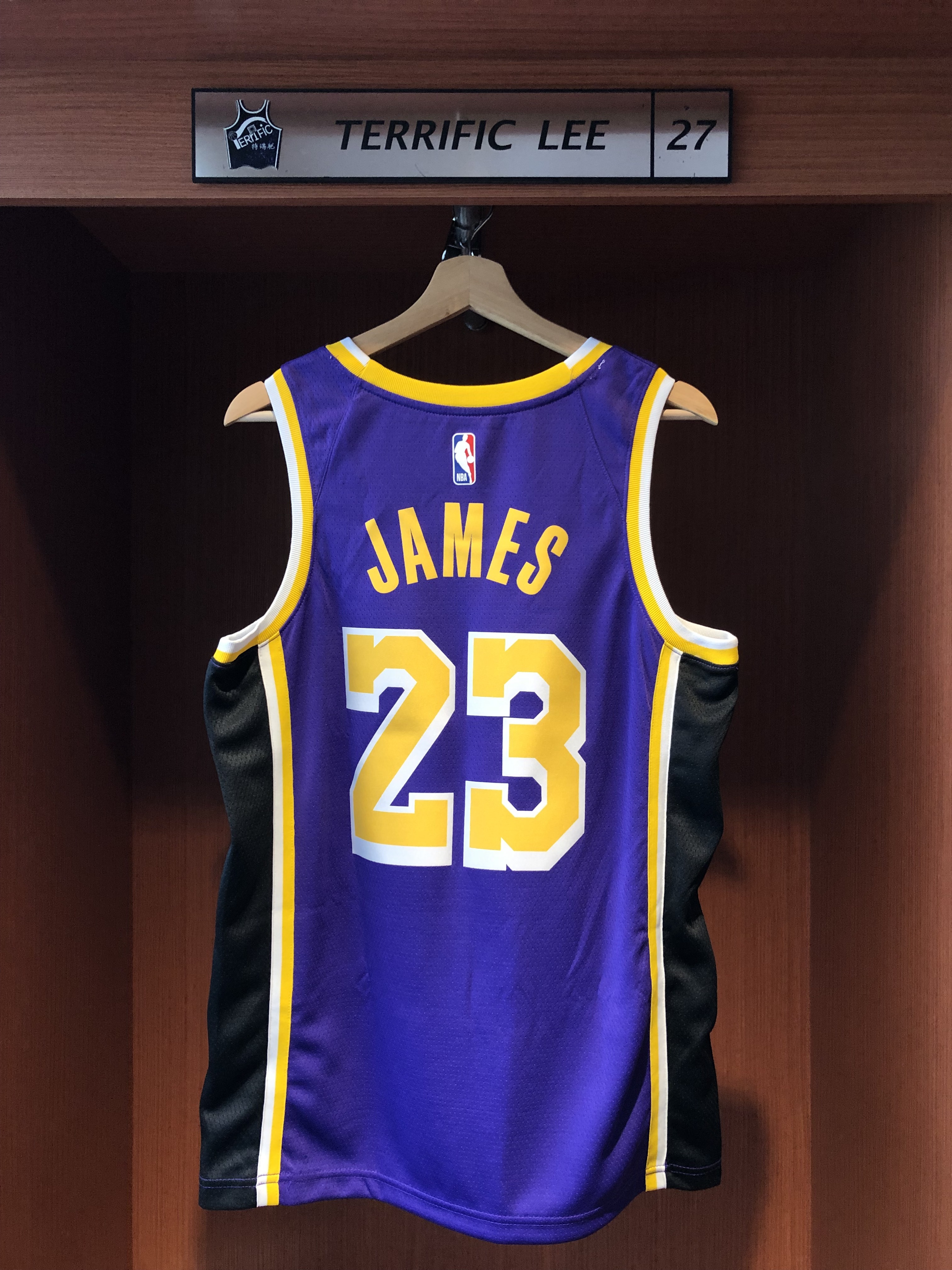 NBA球衣 Lebron James 洛杉磯湖人紫 Statement Jordan Swingman 球迷版 熱轉印 含贊助商標 全新