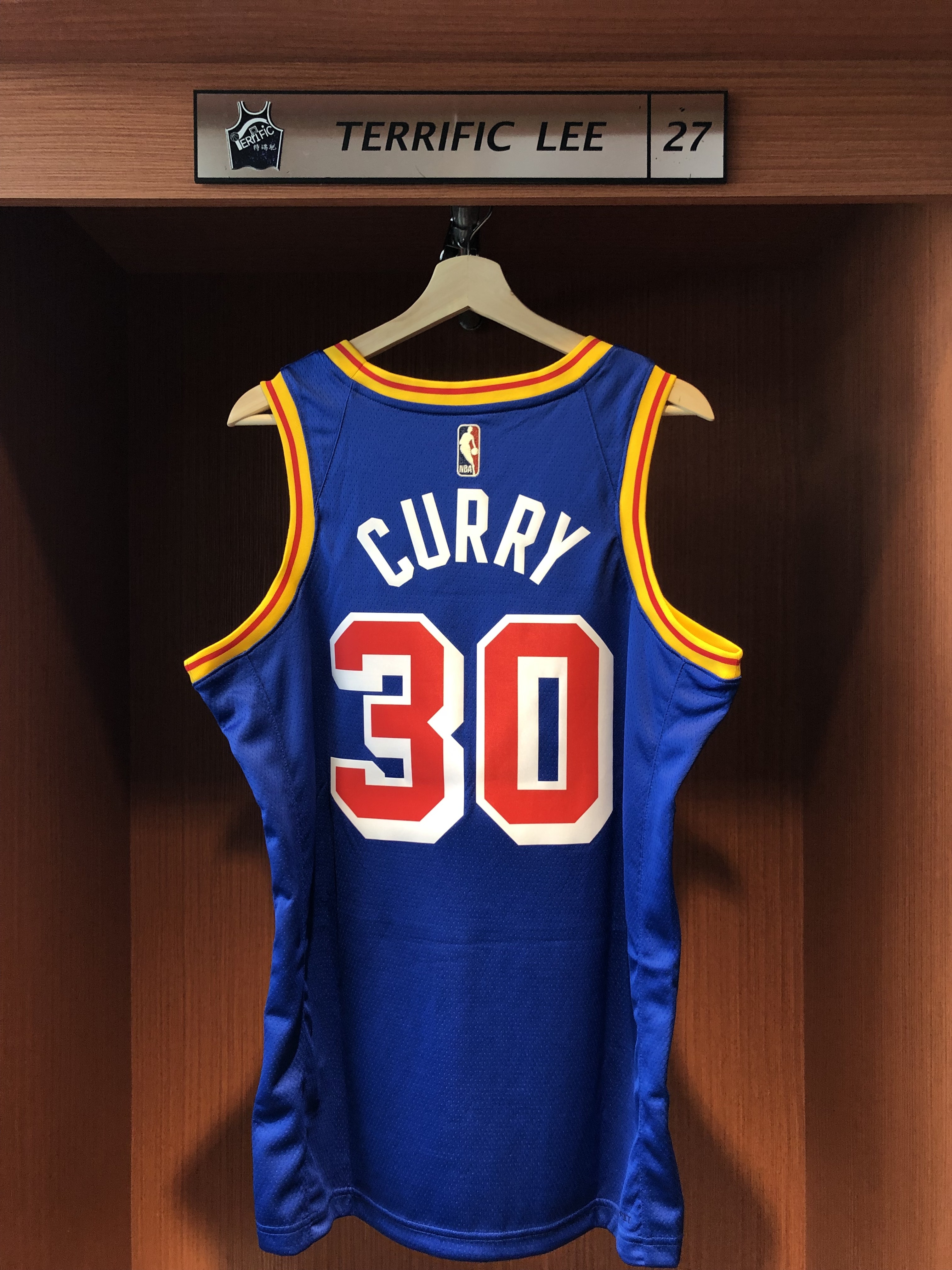 NBA球衣 Stephen Curry 金州勇士復古 HWC Nike Swingman 球迷版 熱轉印 全新 破紀錄款