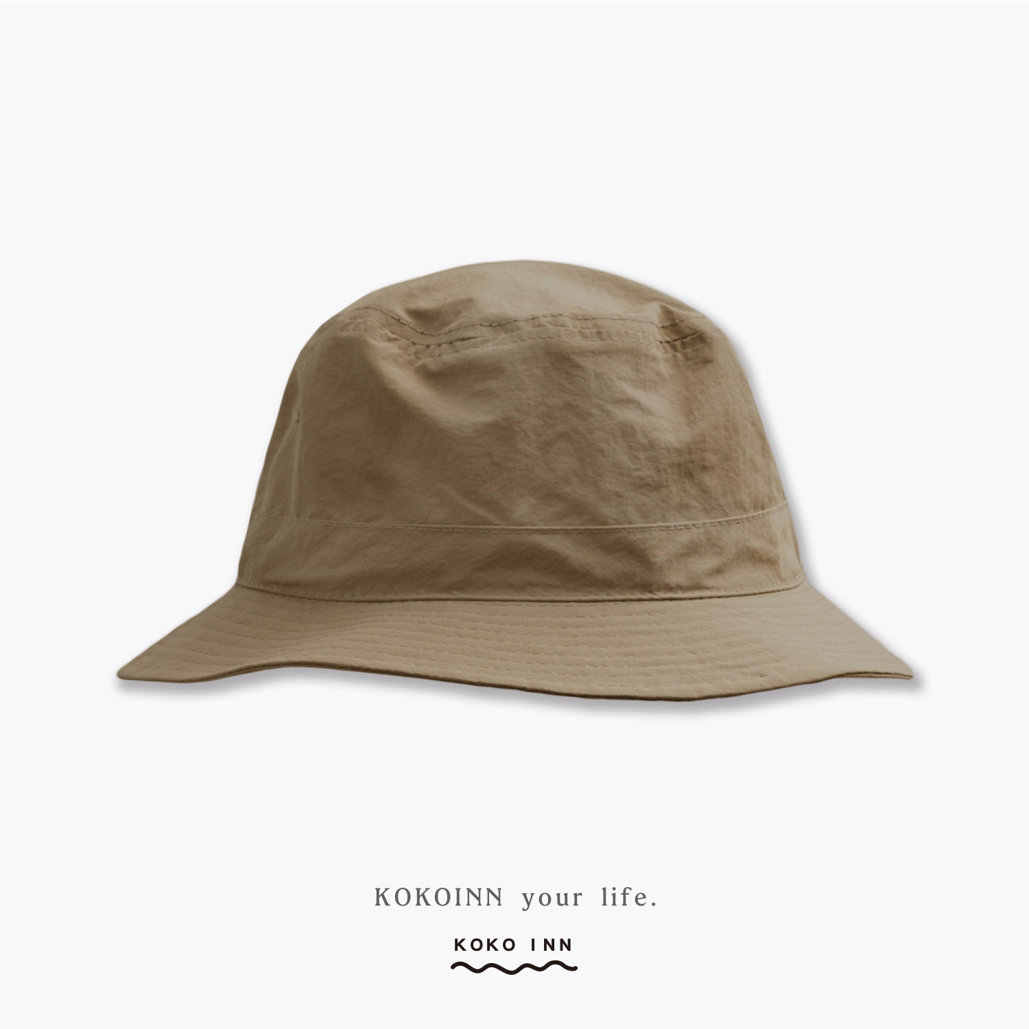 KOKOINN 機能尼龍附繩漁夫帽