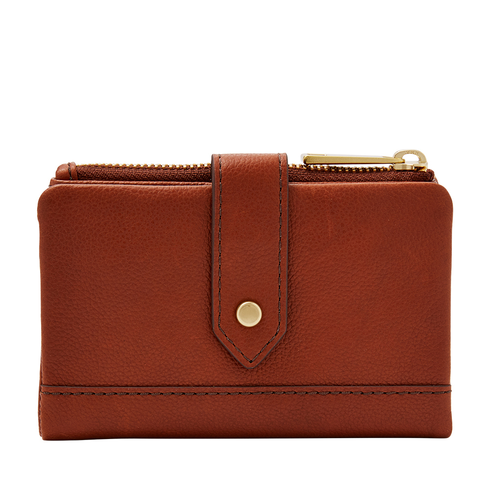 Lainie 含零錢夾扣帶短夾-咖啡色 SWL2061210