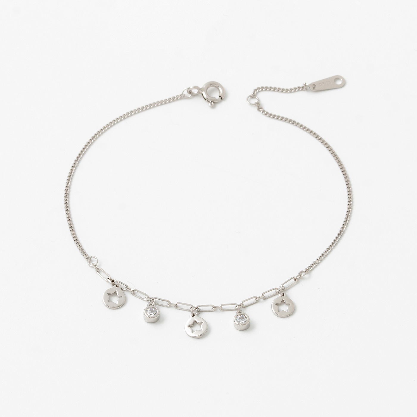 純銀,星星,手鍊