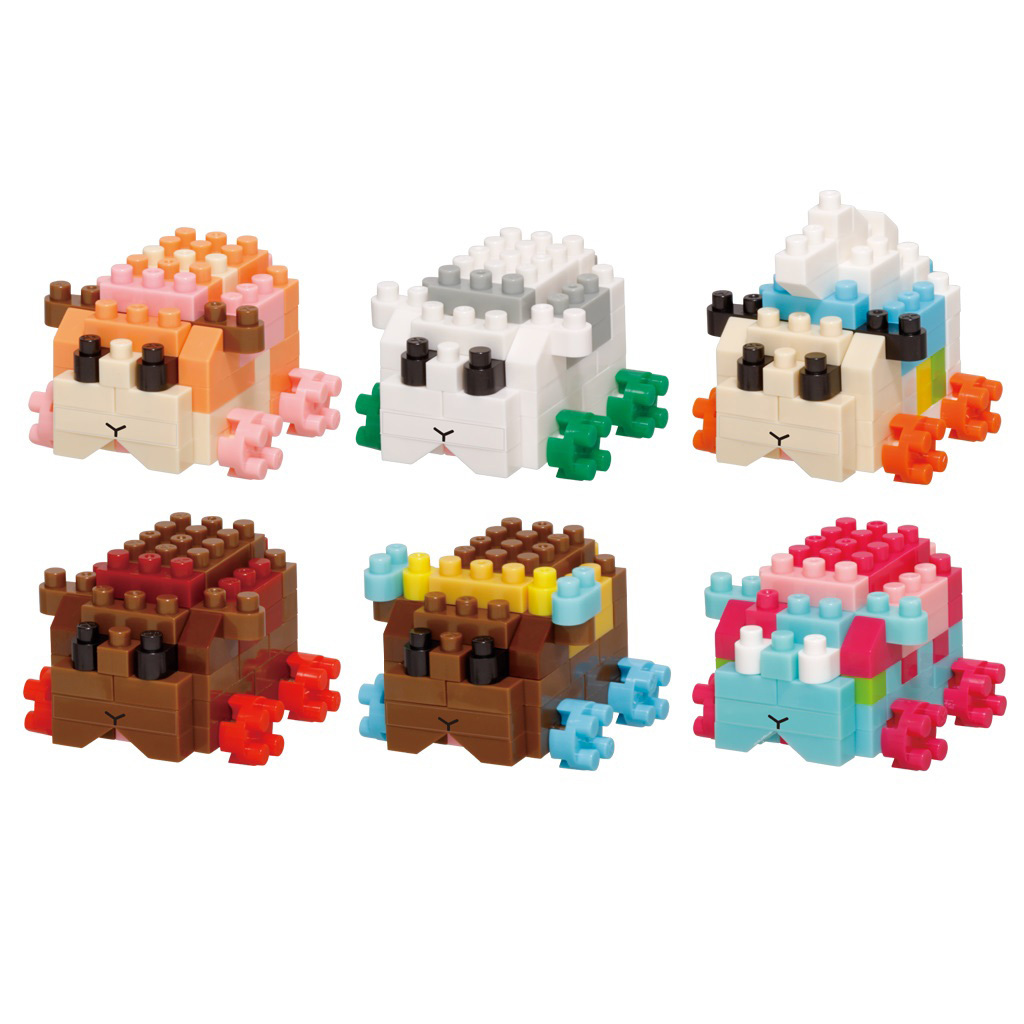 現貨｜Nanoblock 天竺鼠車車｜一盒有齊全套6個入