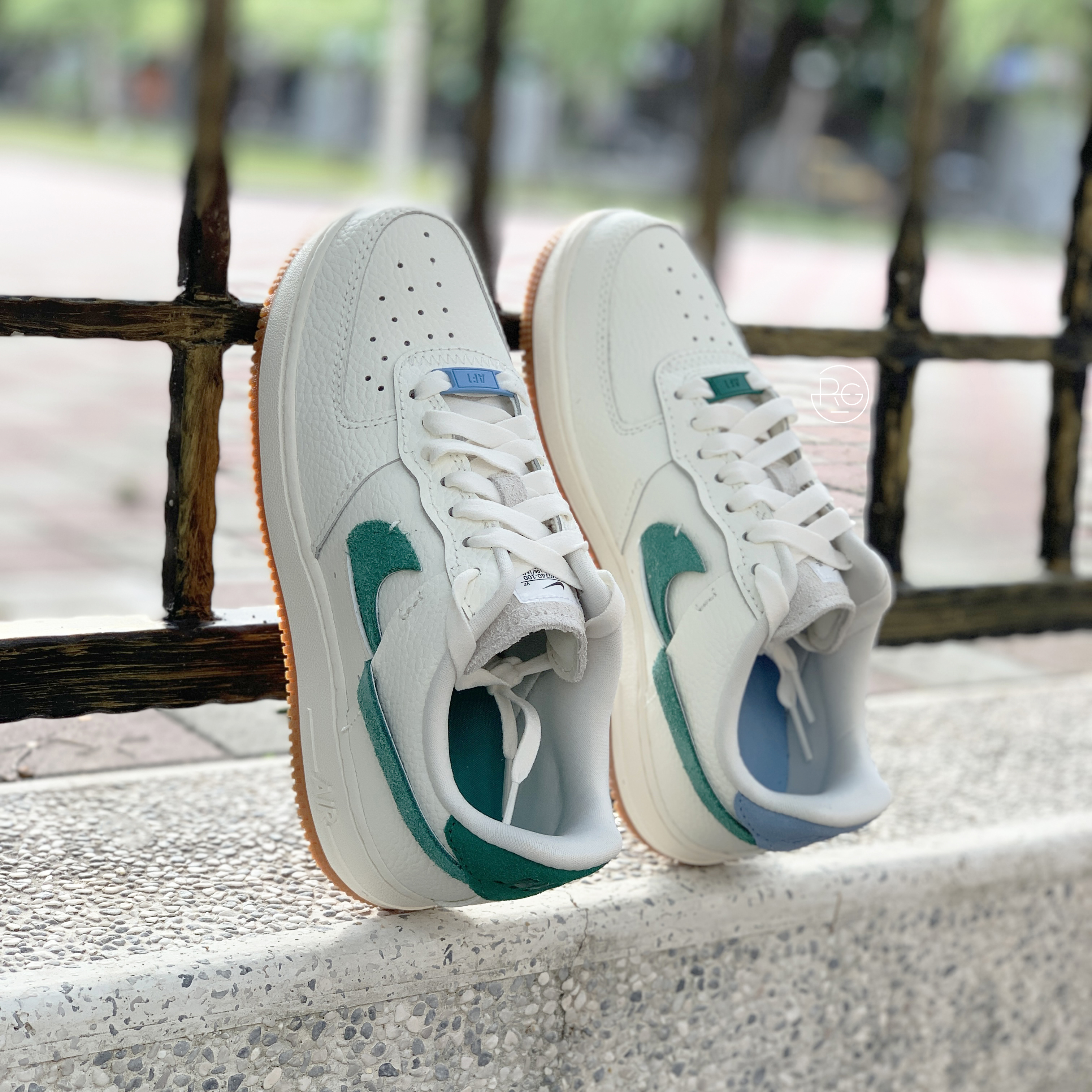 Nike Air Force 1 '07 LXX 解構式鴛鴦配色藍綠(BV0740-100)