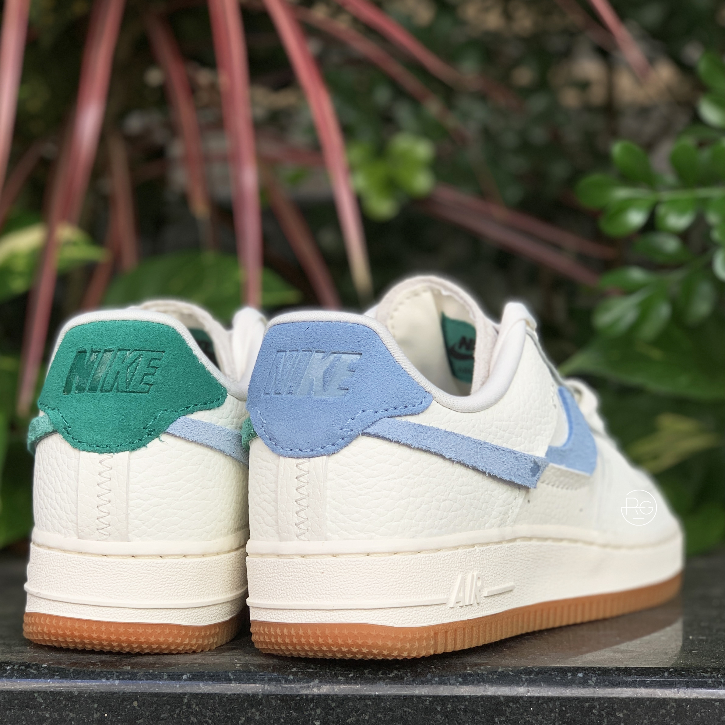 Nike Air Force 1 '07 LXX 解構式鴛鴦配色藍綠(BV0740-100)