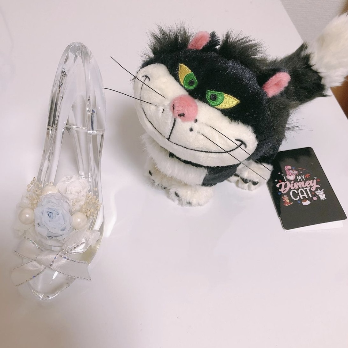 現貨┃日本 迪士尼 Lucifer 魯斯佛 路西法 灰姑娘 貓咪 娃娃 吊飾