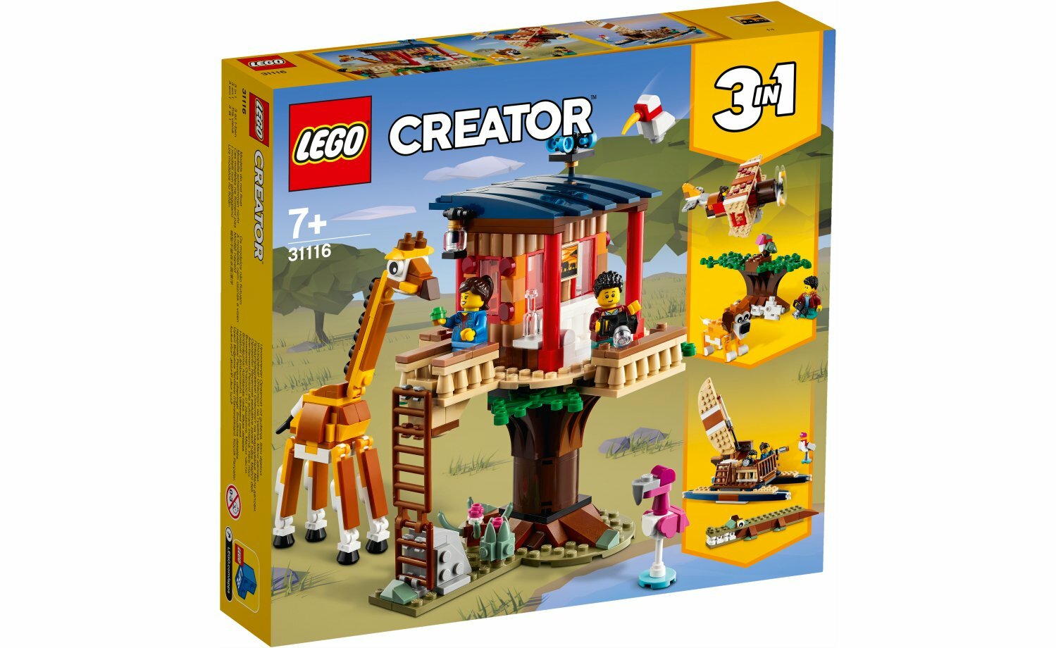 [飛米樂高積木磚賣店] LEGO 31116 Creator 3 合 1 野生動物園樹屋