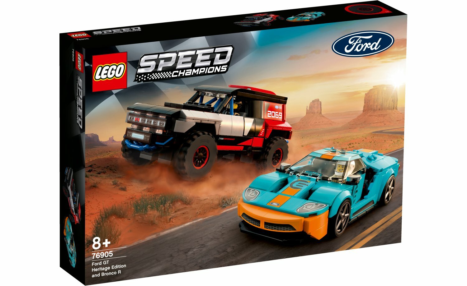 [飛米樂高積木磚賣店] LEGO 76905 Speed-福特GT歷史特仕版 & Bronco R