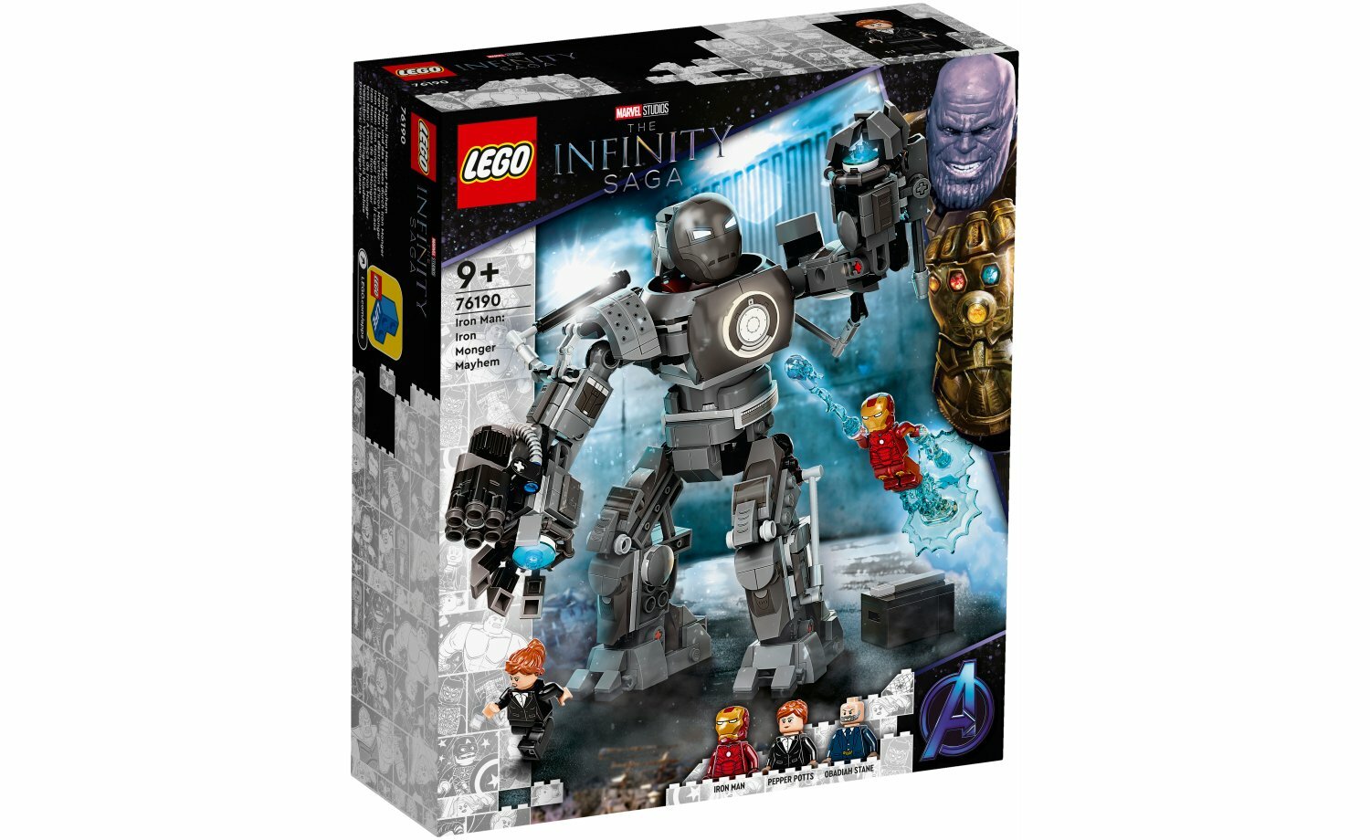 [飛米樂高積木磚賣店] LEGO 76190 Marvel-鋼鐵人鐵霸王