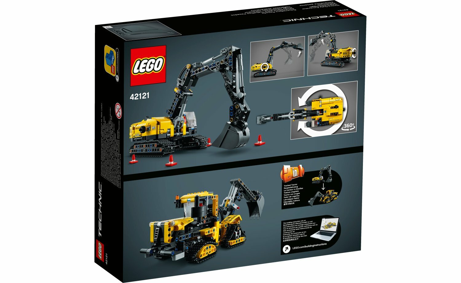 [飛米樂高積木磚賣店] LEGO 42121 Technic 重型挖土機