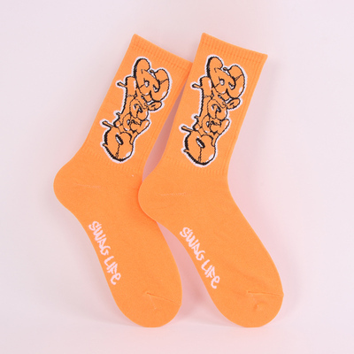 【SCSU050】塗鴉泡泡字體設計長襪