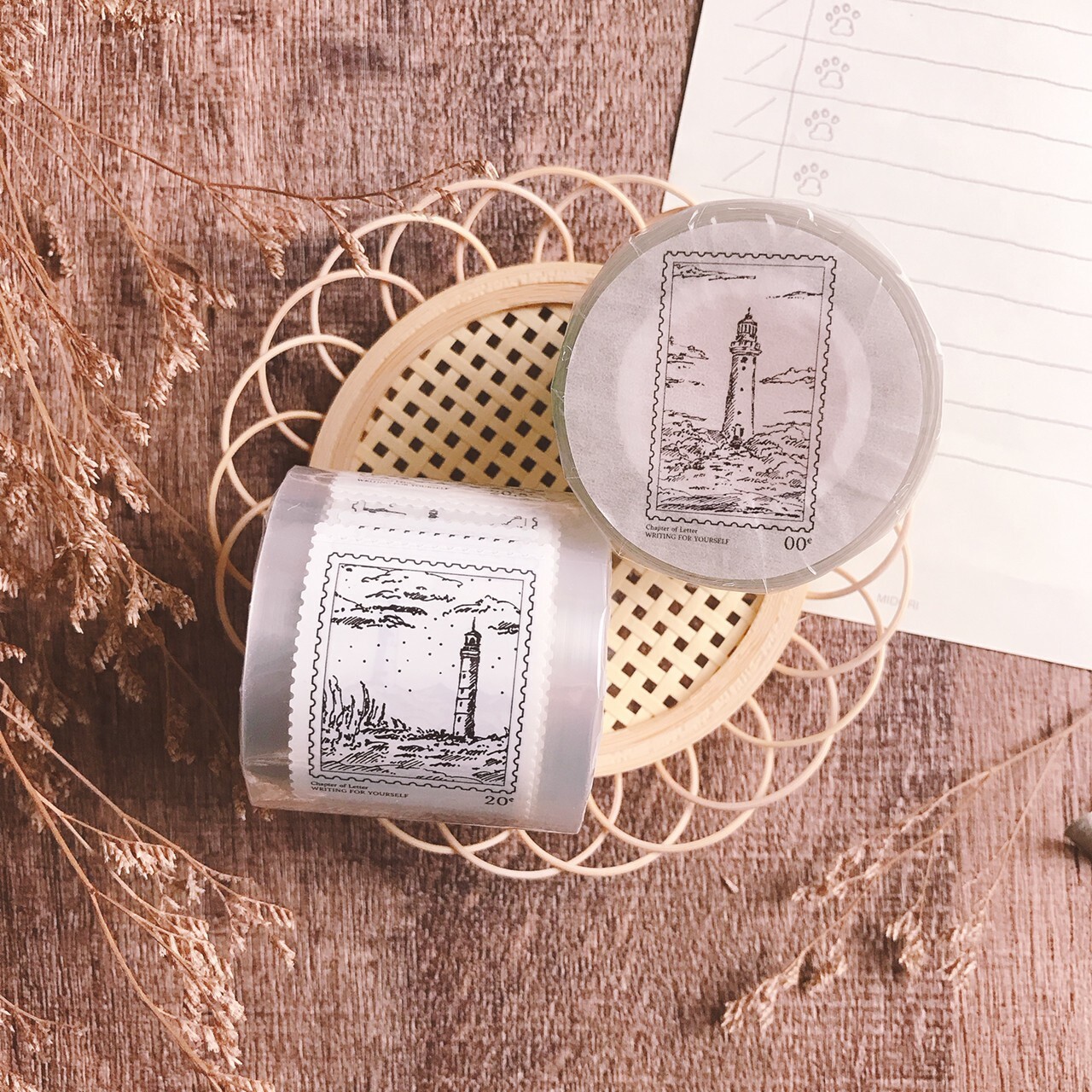 Lihaopaper｜燈塔郵票PET紙膠帶(30、31)