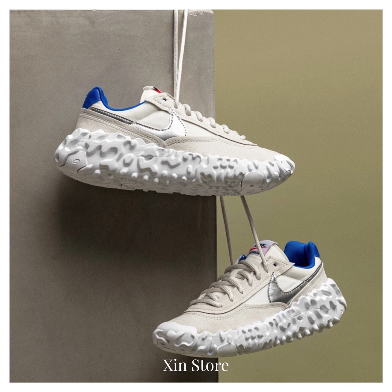 【現貨】Nike Overbreak SP 平價版 Undercover 厚底 增高 爆米花底 黑白 灰白