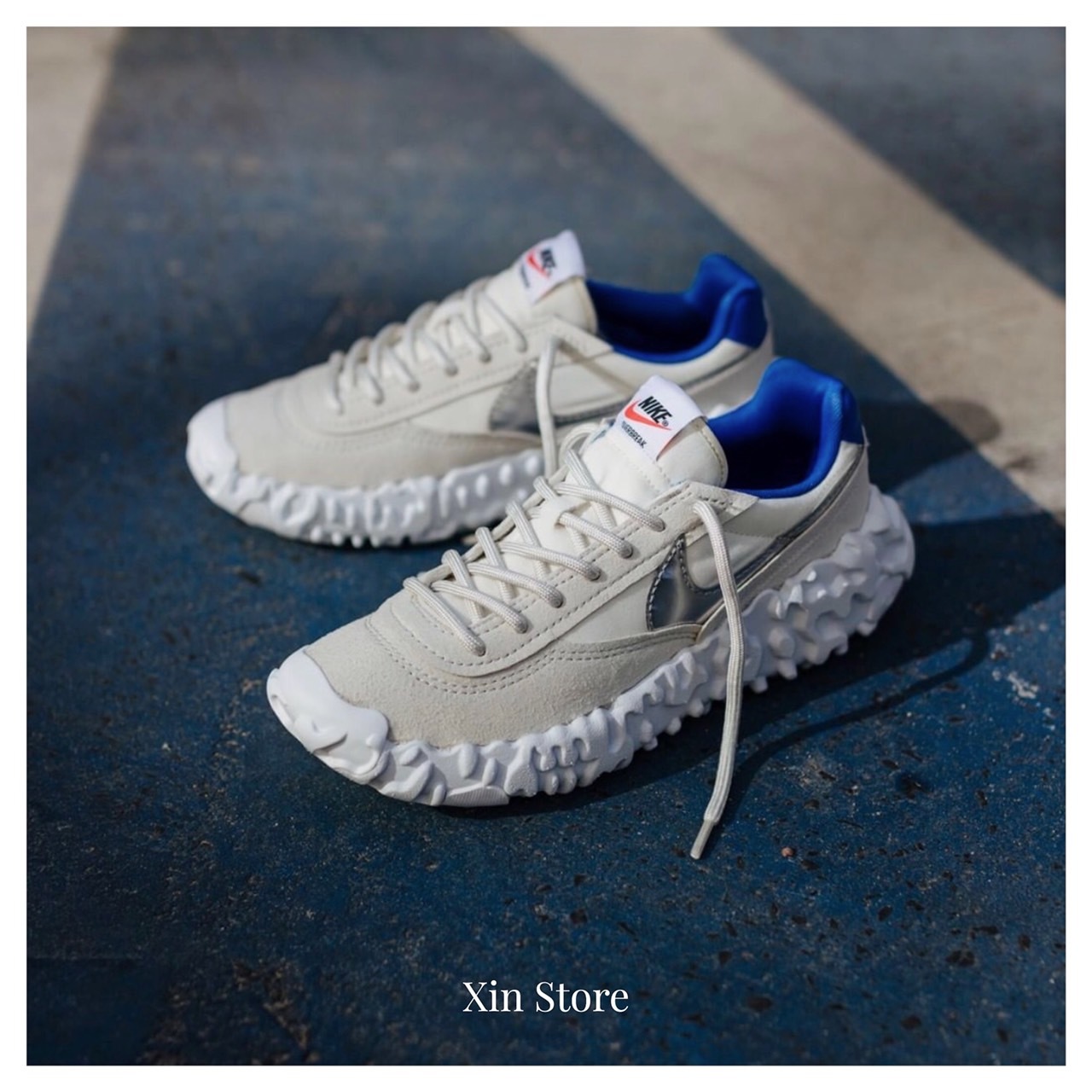 【現貨】Nike Overbreak SP 平價版 Undercover 厚底 增高 爆米花底 黑白 灰白