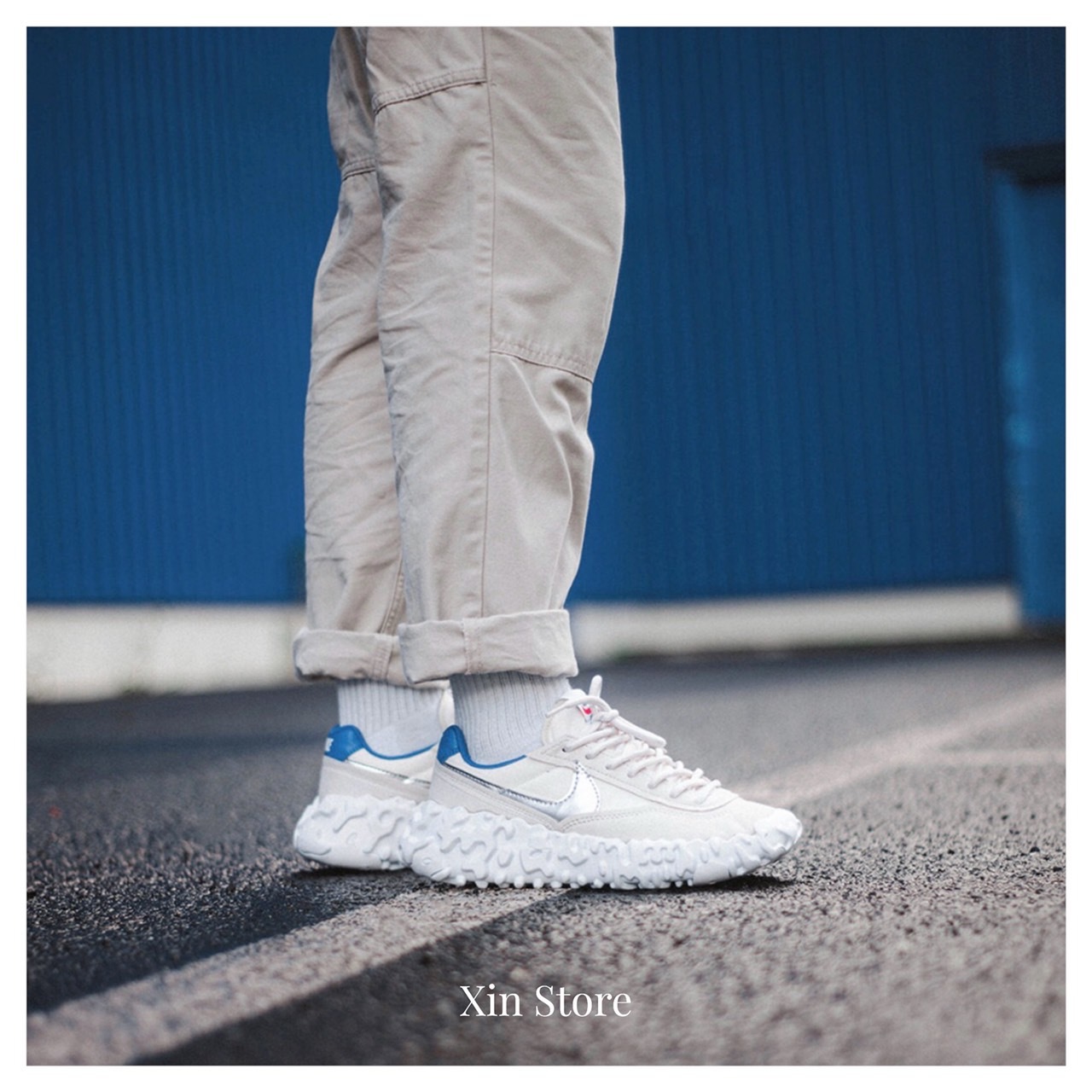 【現貨】Nike Overbreak SP 平價版 Undercover 厚底 增高 爆米花底 黑白 灰白