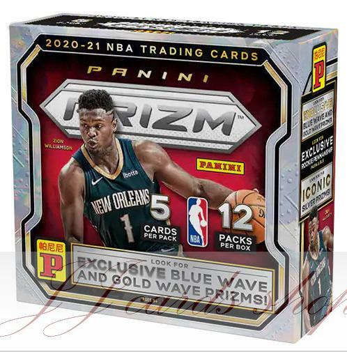 NBA 2020-21 Panini Prizm ASIA 亞洲獨有版籃球卡卡盒( 平均每盒12張