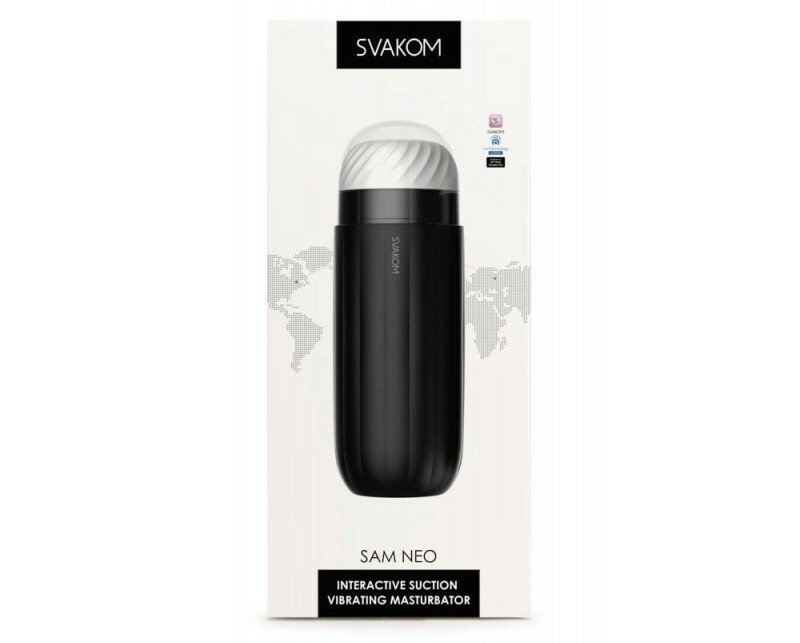 SVAKOM SAM NEO Interactive Suction and Vibration Masturbator With App