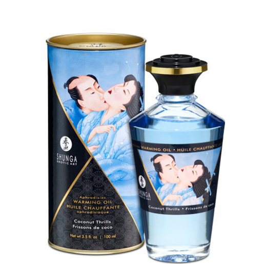 SHUNGA 椰子熱感按摩油 100ml