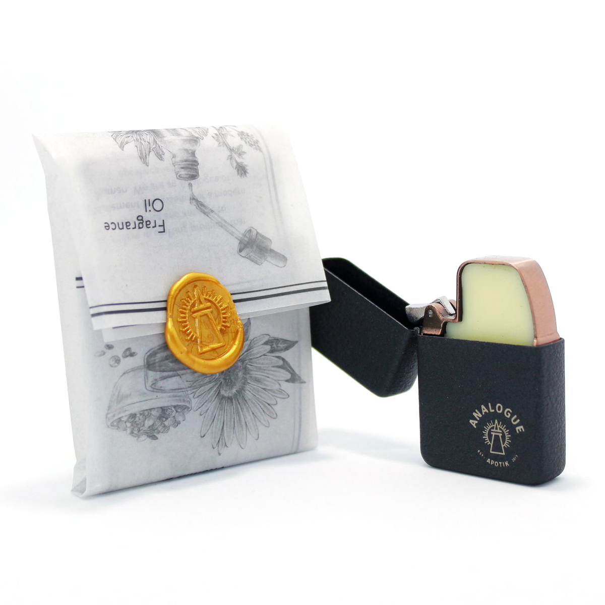 Analogue - 熾火 固體香水香膏（Kasai / Zippo 打火機造型特別版）