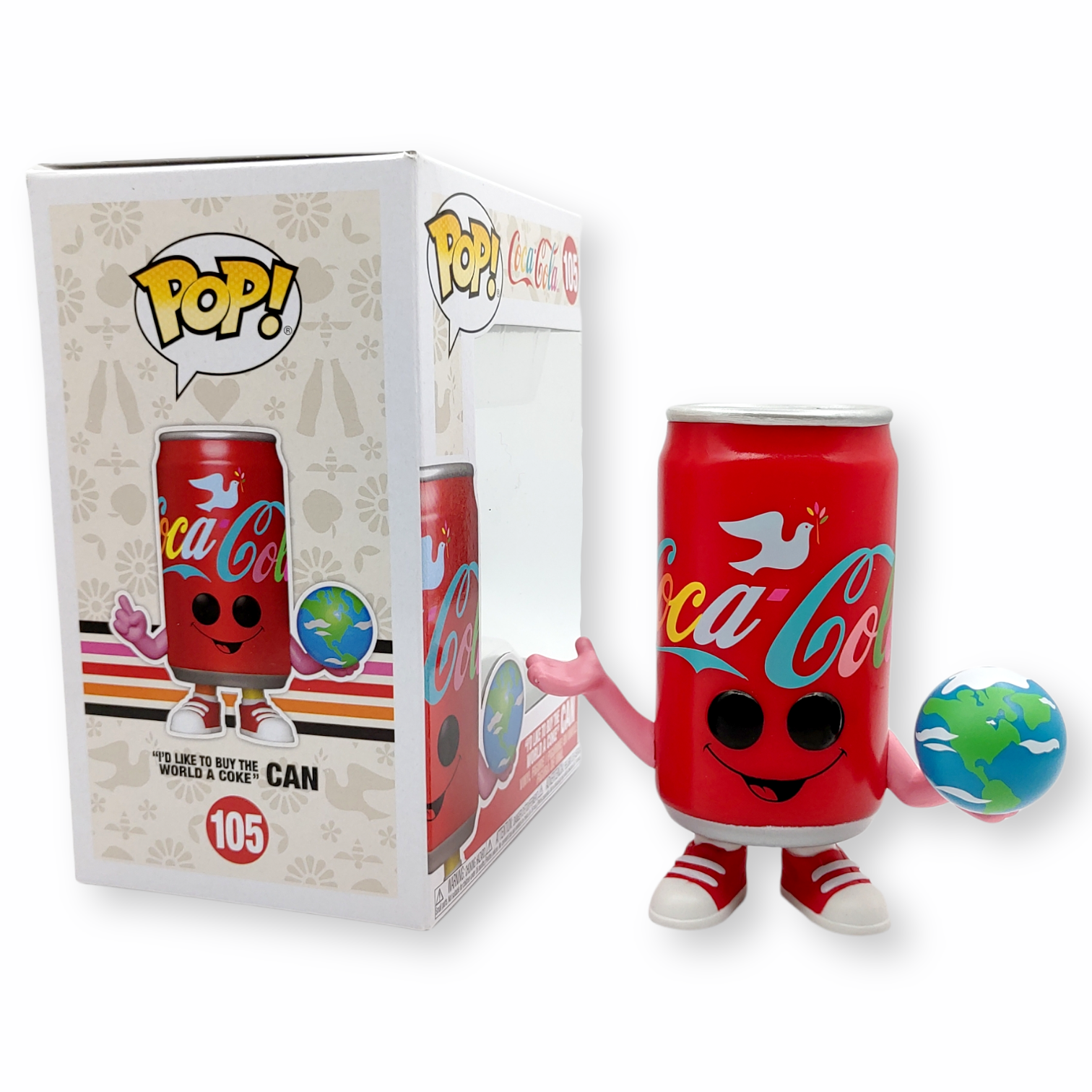 FUNKO POP <Coca-Cola> 可口可樂(罐裝地球)-No.105