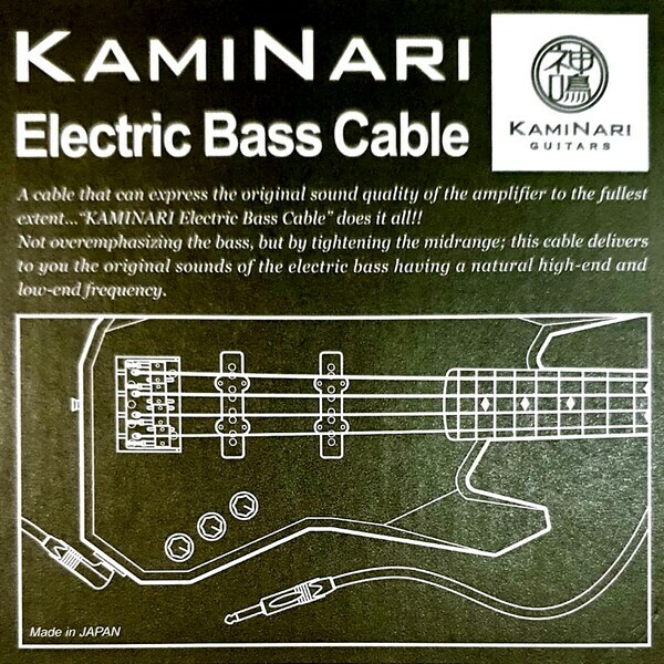 Kaminari 神鳴 Kaminari 神鳴 導線 Bass 電貝斯 日本 高階手工導線 — 三峽吉他 / Bass