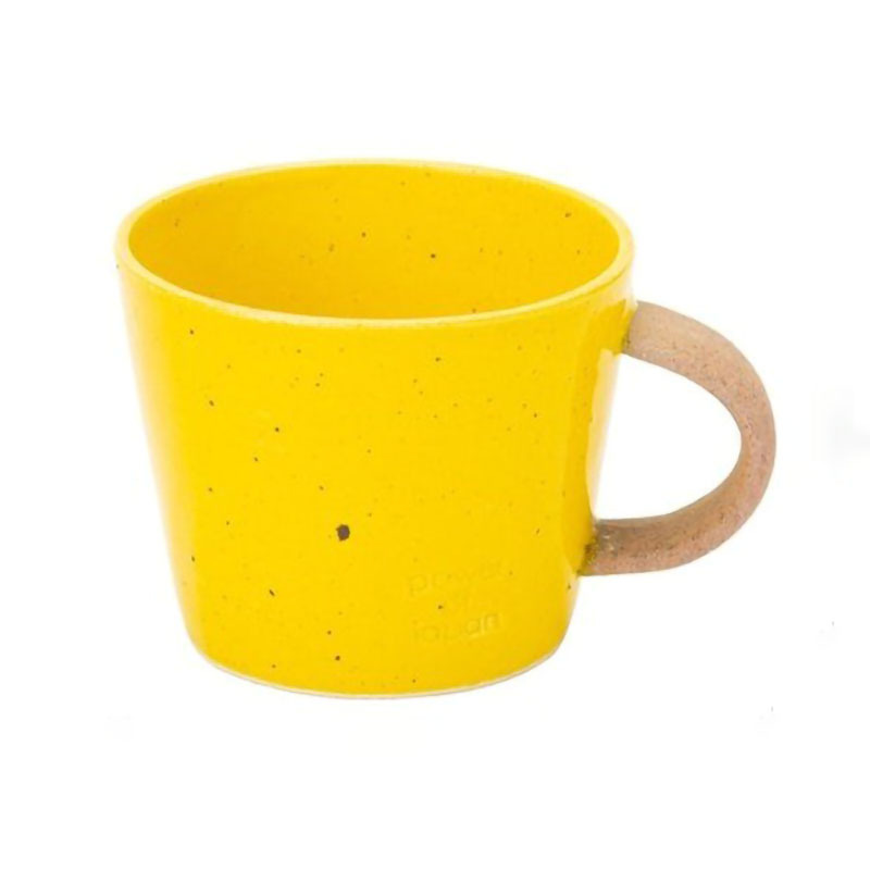 KOYO Mino-yaki Pottery Coffee Cup Yellow
