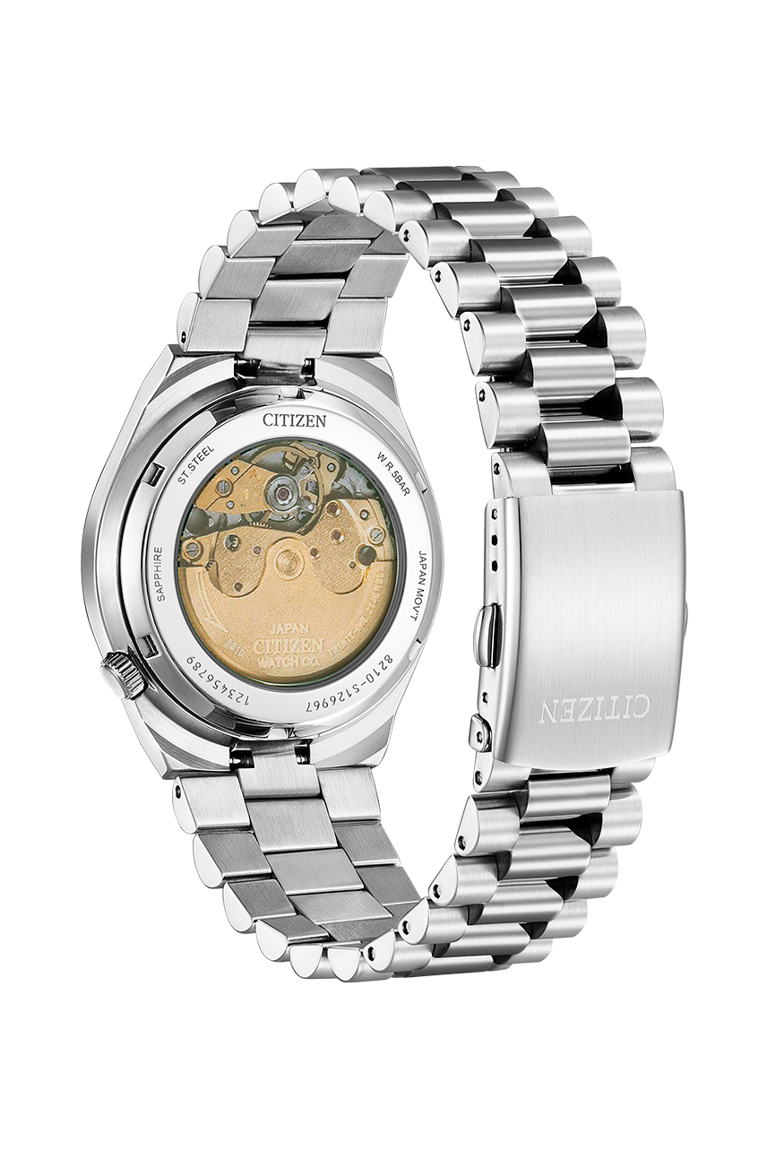 萬年鐘錶 - Citizen 星辰錶 深藍色面盤自動上鍊機械男錶  NJ0150-81L  錶徑40MM