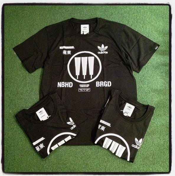 NEIGHBORHOOD x ADIDAS NH LOGO SSL TEE - BLACK SIZE XL IN STOCK NOW (現貨發售中)