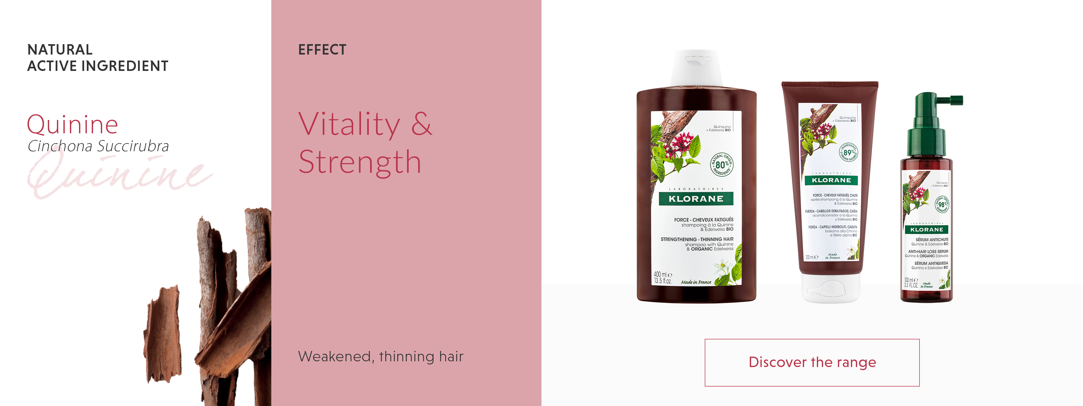 Quinine & Organic Edelweiss Range