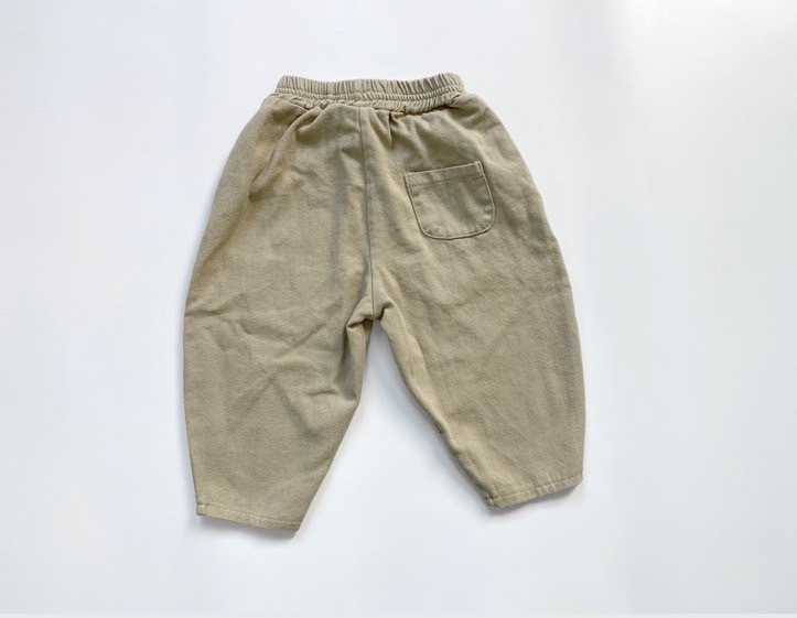 咖色交錯車線長褲