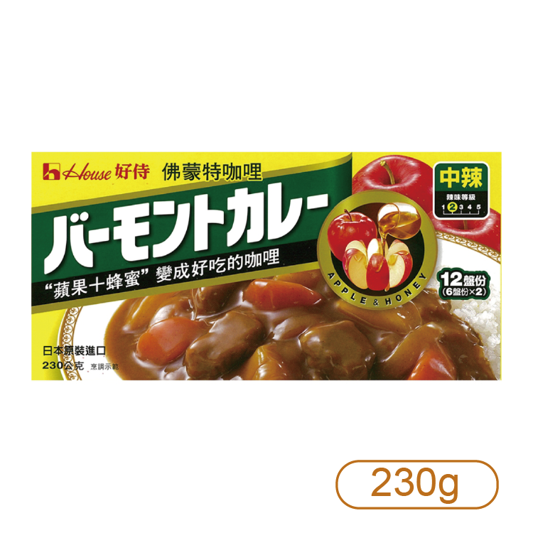 【佛蒙特】咖哩中辣238g