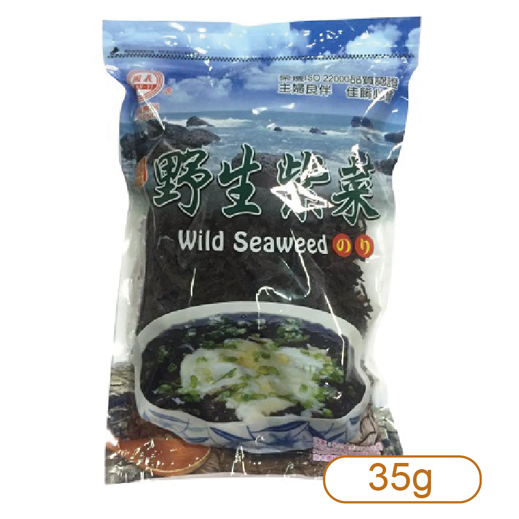 【義峰】無砂野生紫菜 35g