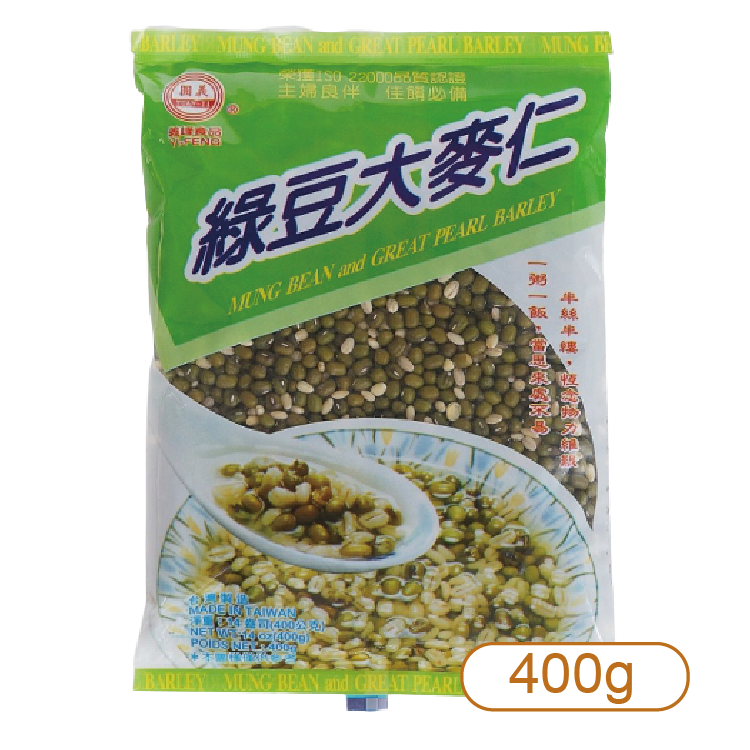 【義峰】綠豆大麥仁 400g