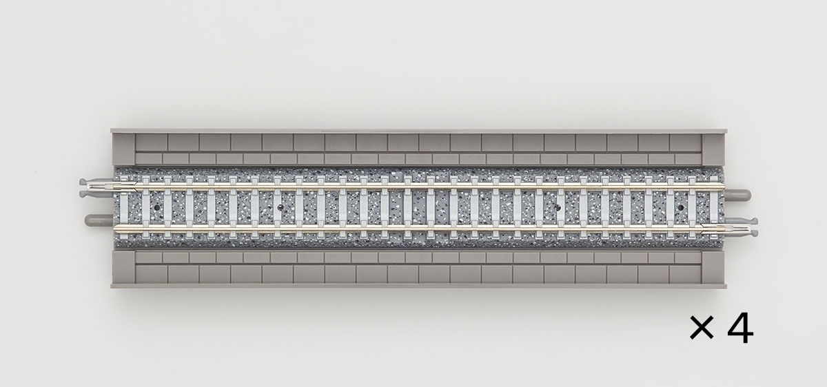 Tomix 1821 N規 HS140-PC 高架直軌 4入