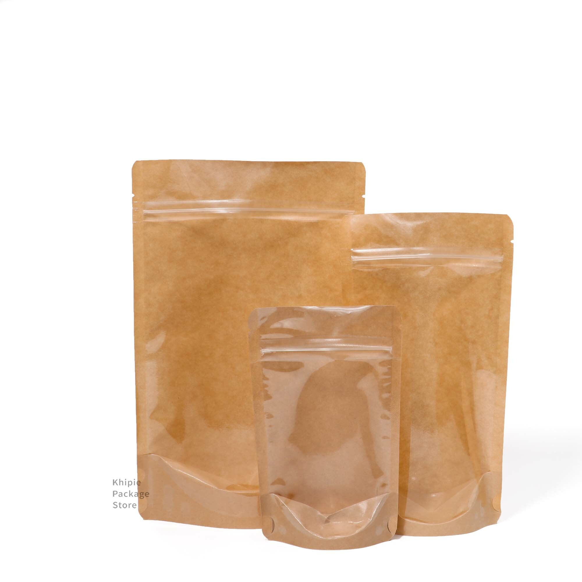 夾鏈立袋｜單面牛皮