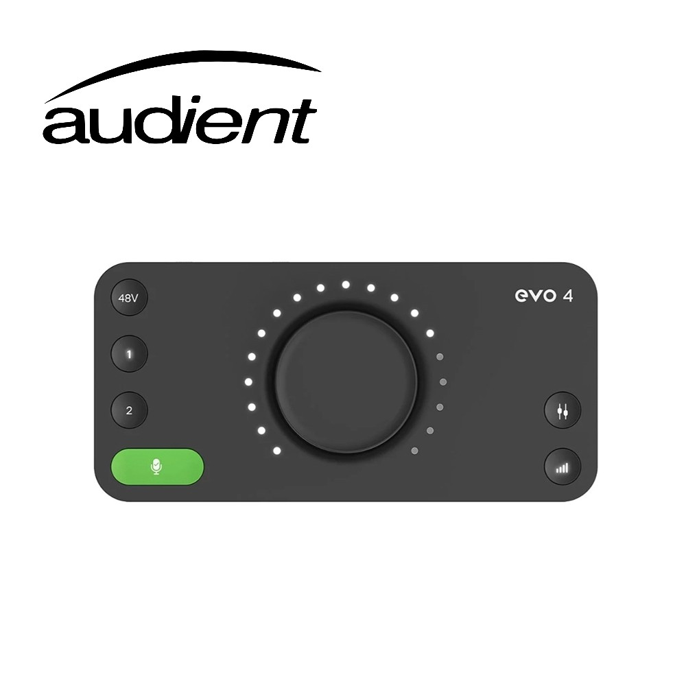 Audient Evo 4 USB 錄音介面 2in/2out Podcast 直播 含錄音軟體