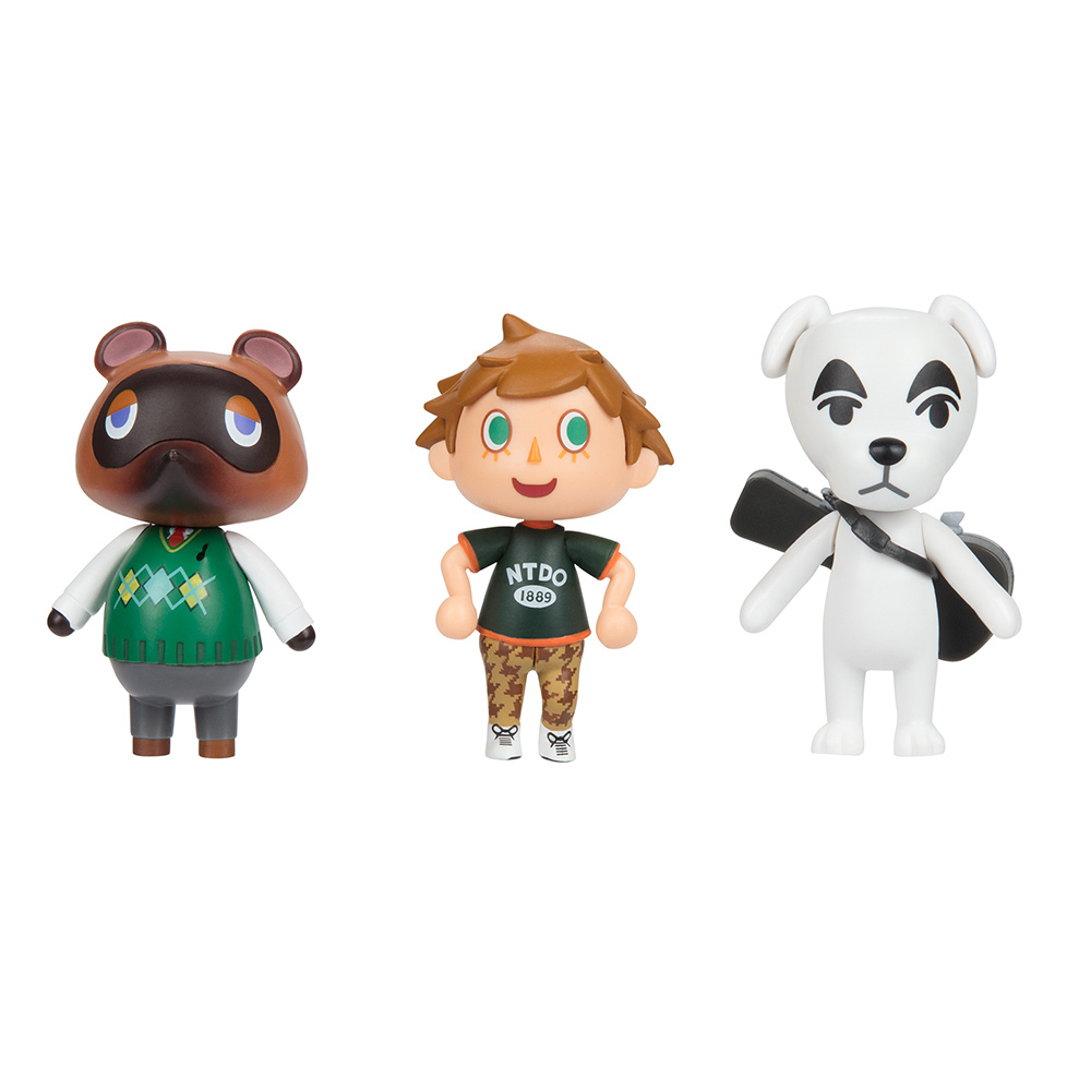 任天堂2.5吋動物森友會公仔3入