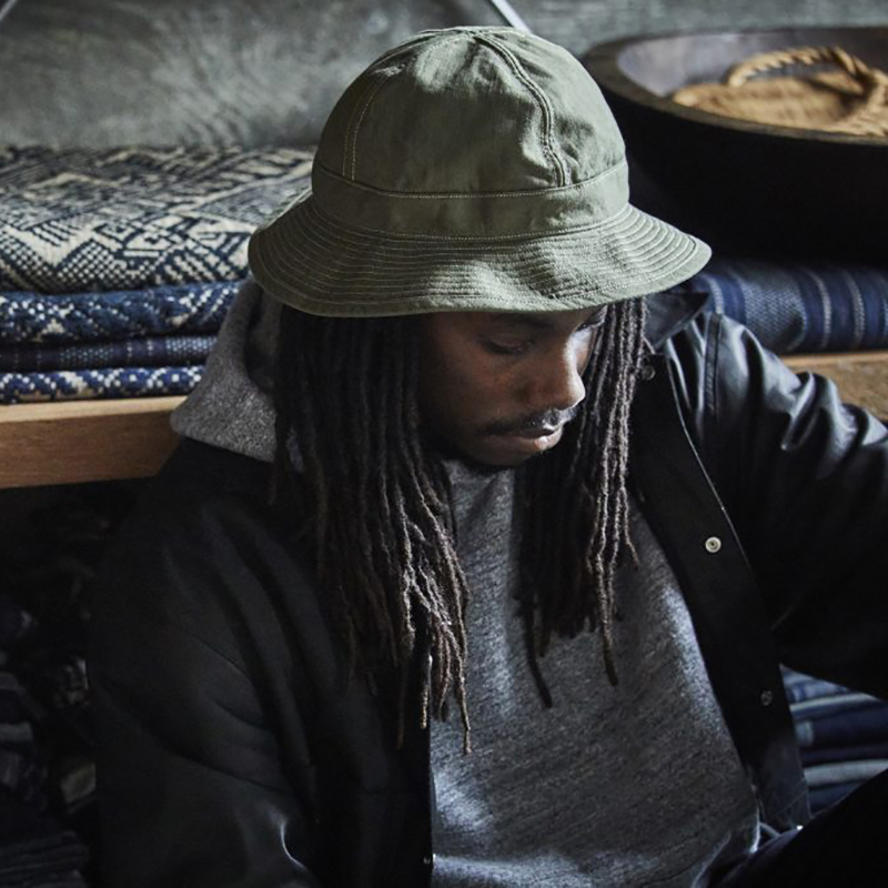 orSlow Check Linning US Navy Hat Herringbone (Unisex) G orSlow Check Linning US Navy Hat Herringbone (Unisex) G