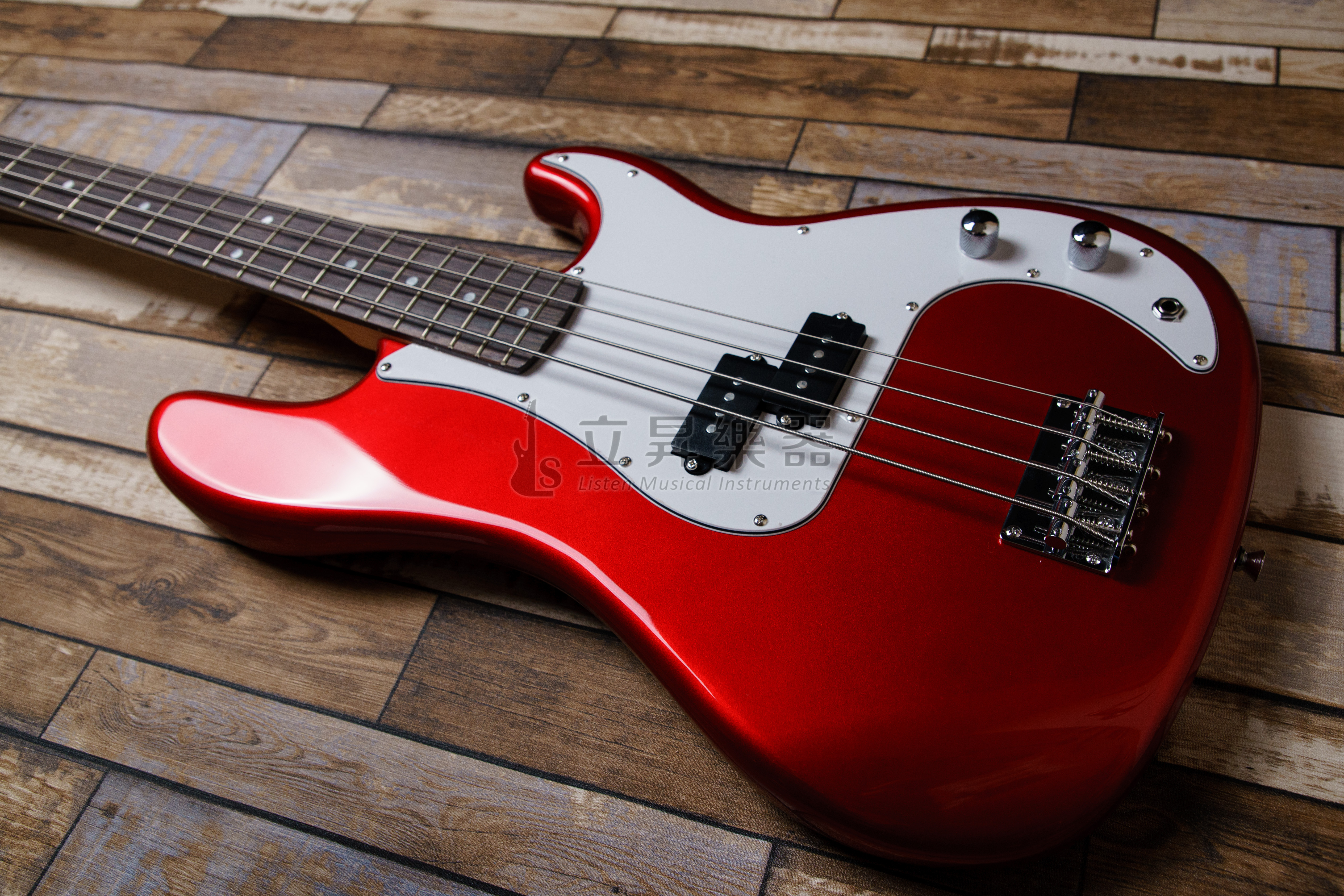 Check Save HB-001MRD P型 貝斯 金屬紅色 Bass HB001MRD 第 4 張圖片｜三峽吉他 / Bass