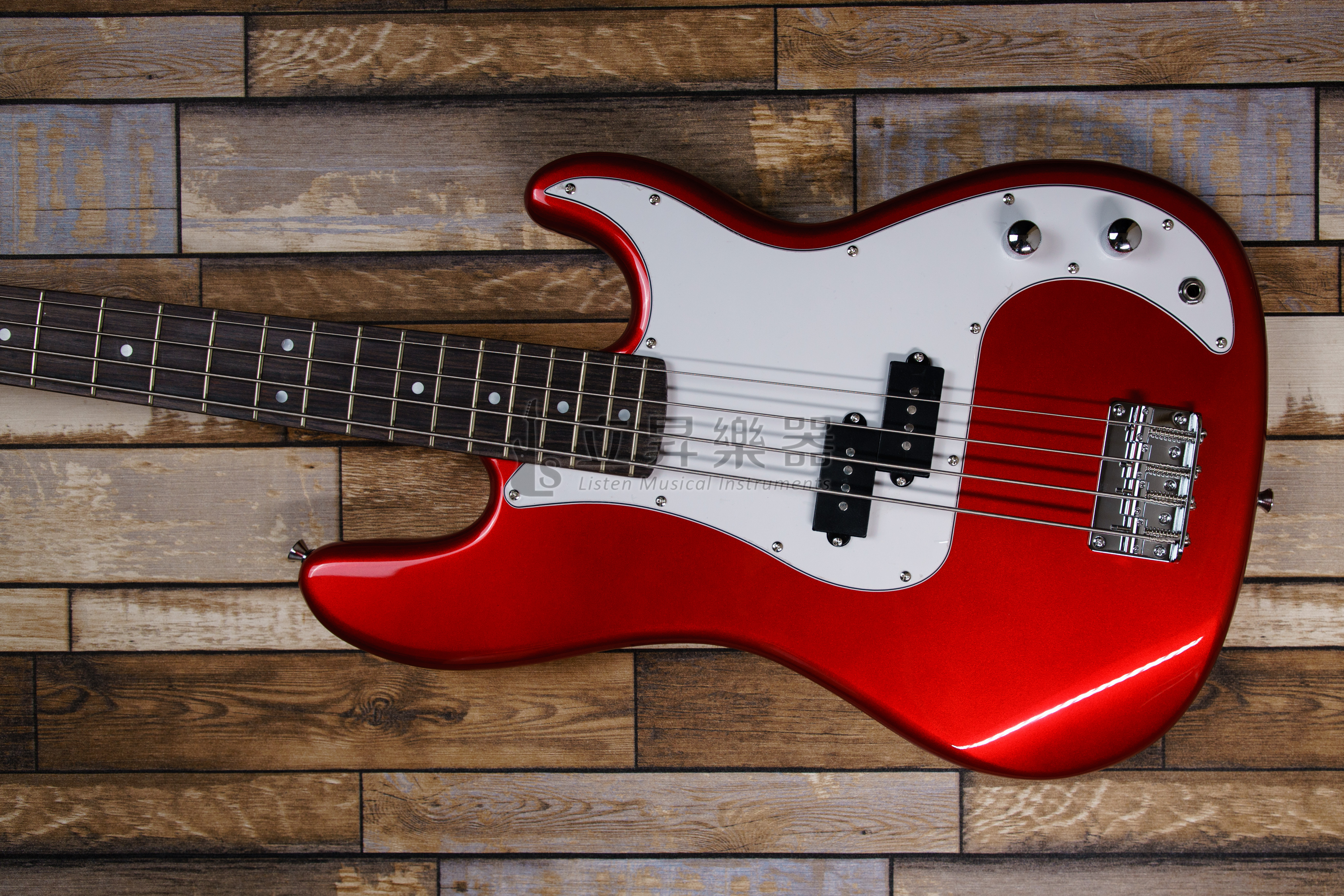 Check Save HB-001MRD P型 貝斯 金屬紅色 Bass HB001MRD 第 3 張圖片｜三峽吉他 / Bass