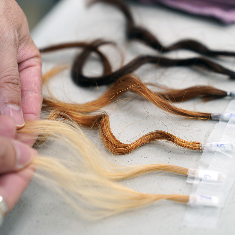 燙髮 髮束 研究