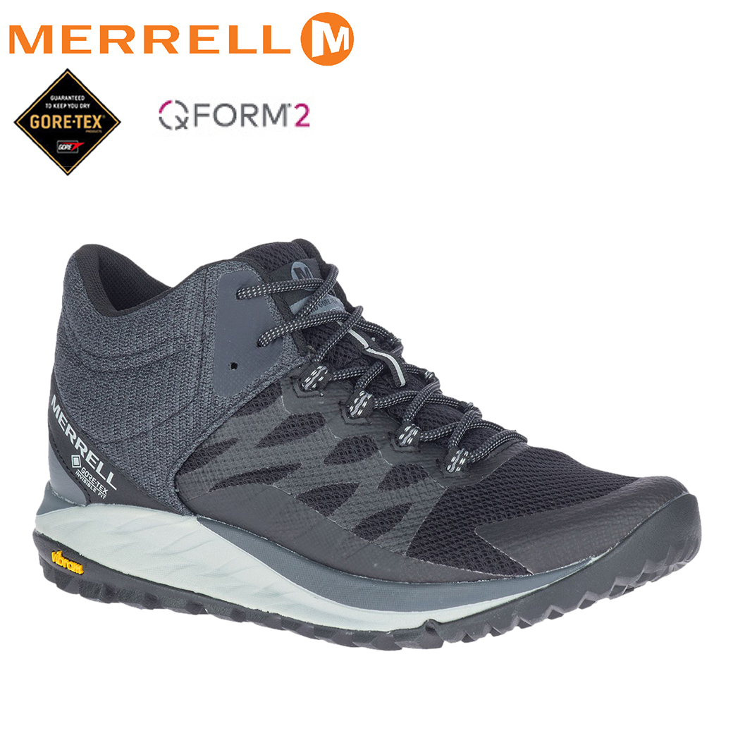 MERRELL 066746 ANTORA 2 MID GORE-TEX 防水多功能健行鞋女款黑