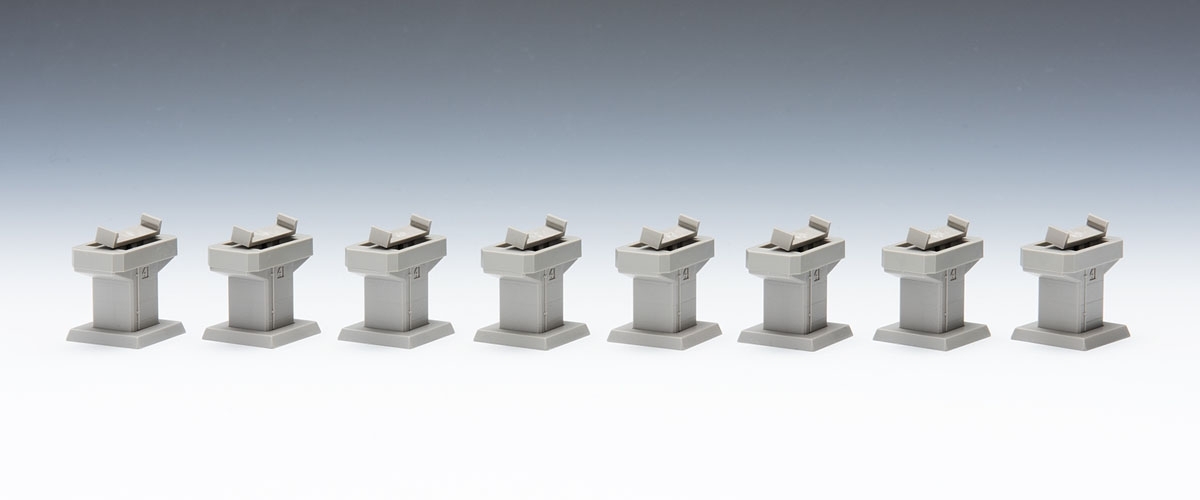 Tomix 3236 N規 PC水平橋腳 P4 8入