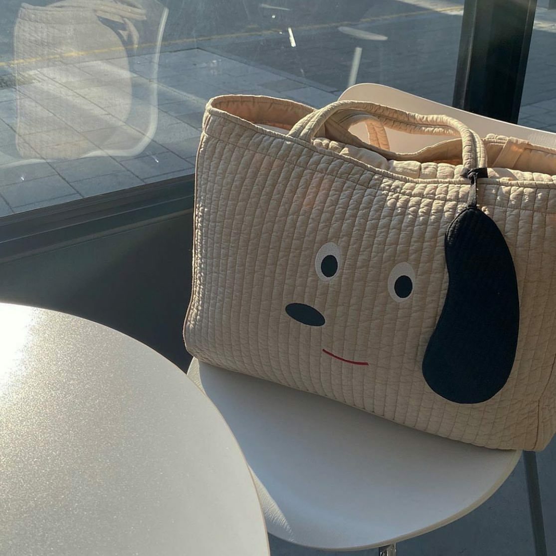 可愛小狗幼兒園被子收納袋