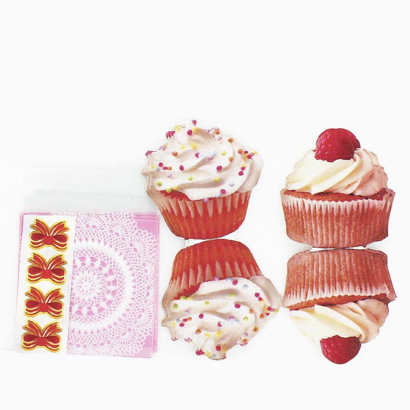 信封信紙組/杯子蛋糕