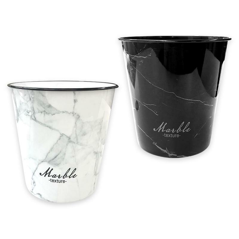 大理石風垃圾桶/5L