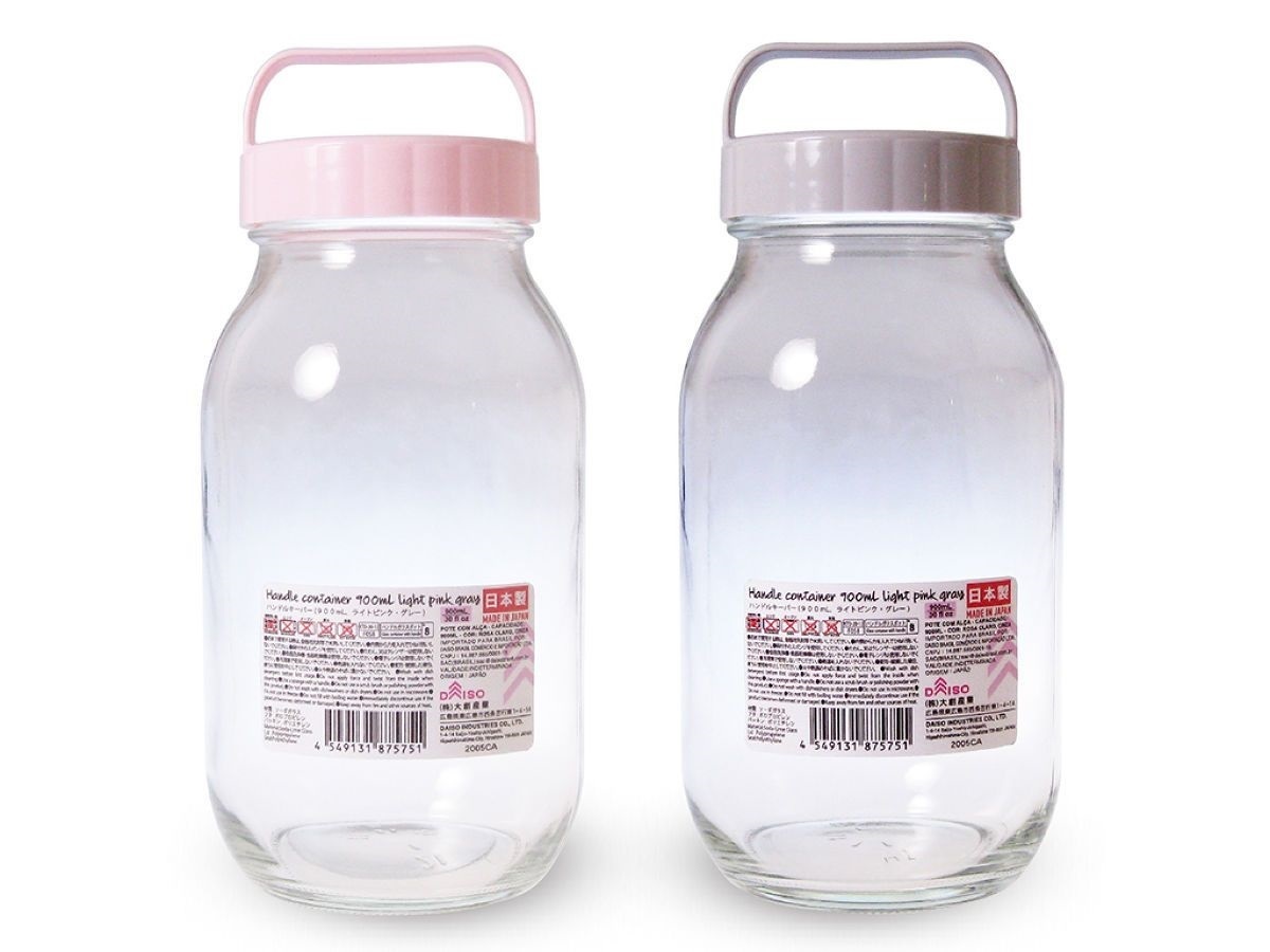 附提把玻璃保存罐/900ml