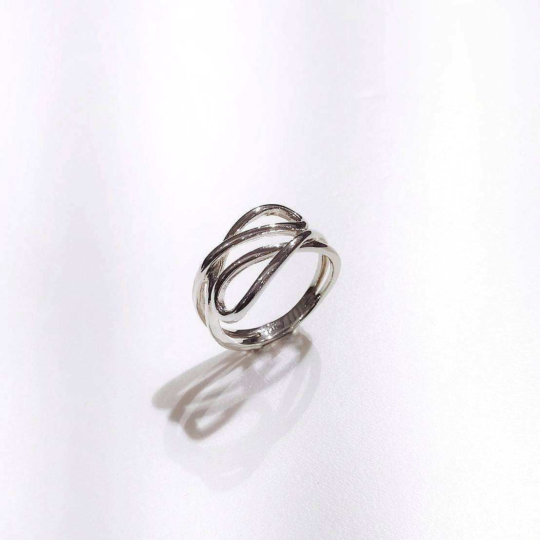 雙魚戀人 純銀戒指